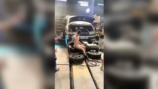 模特兒寫真拍攝現場