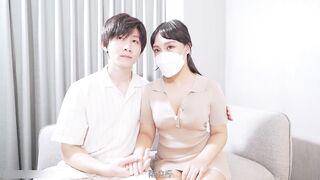 AV劇情 《小夫妻參加NTR計劃》老公硬度不行，找單男滿足欲望老婆，最後變成3P